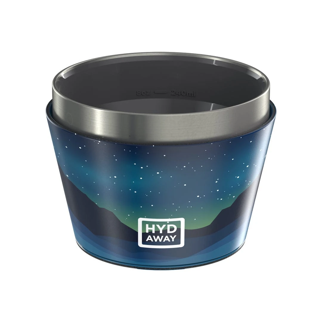 HYDAWAY Pacific Blue Collapsible Insulated Bowl - 1.5-Cup Packable Silicone Camp Bowl 7 HYDAWAY Pacific Blue Collapsible Insulated Bowl - 1.5-Cup Packable Silicone Camp Bowl - Image 7