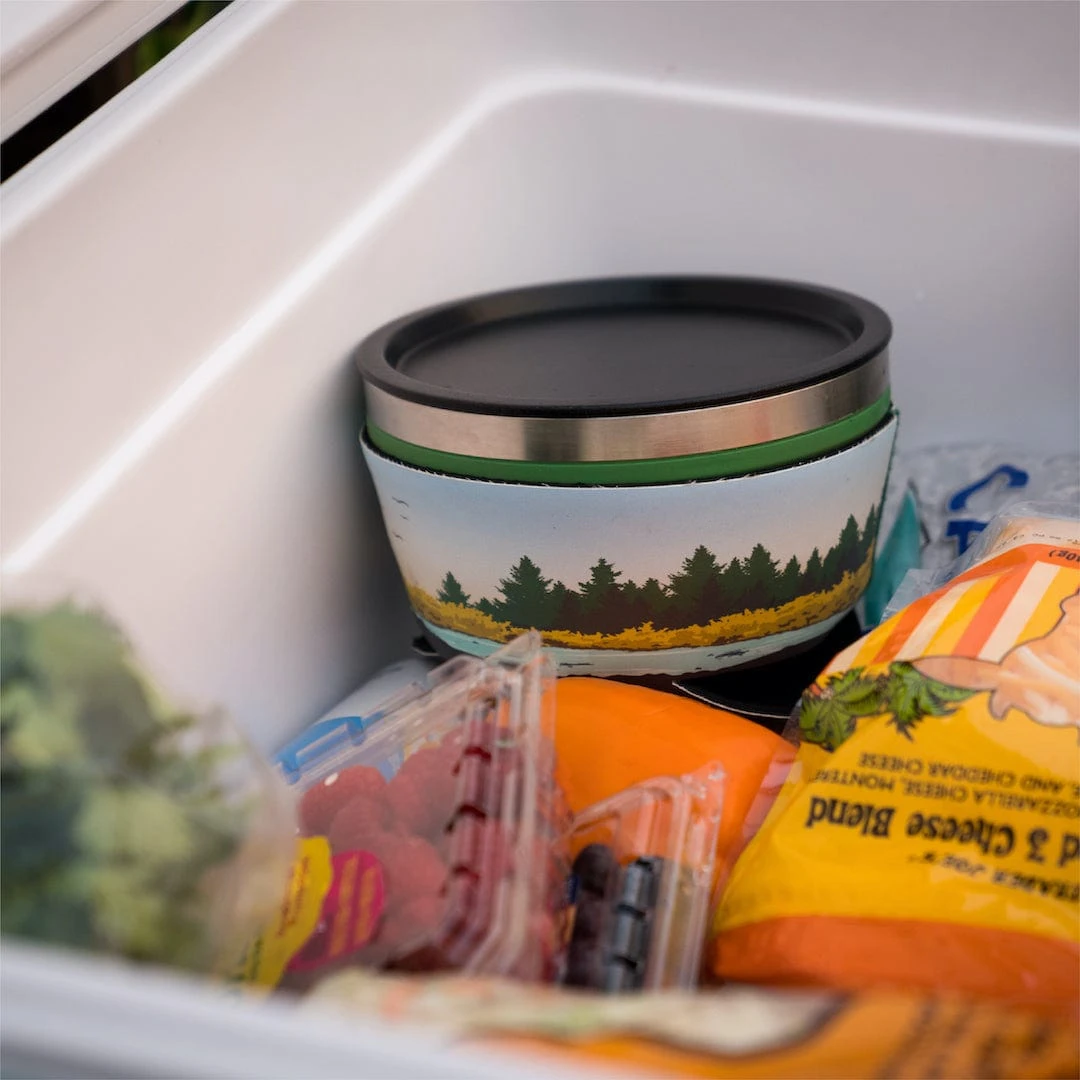 HYDAWAY 1-Quart Rust Red with Grey Sleeve – Insulated Collapsible Bowl with Spill-Proof Lid 10 HYDAWAY 1-Quart Rust Red with Grey Sleeve – Insulated Collapsible Bowl with Spill-Proof Lid - Image 10