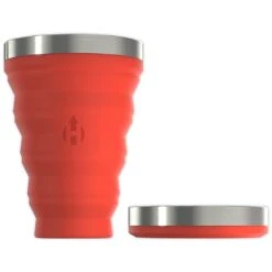 HYDAWAY 16oz Collapsible Pint - Portable Silicone & Stainless Steel Travel Cup -Campmor Outdoor Clothing HTC16EMB