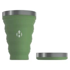 HYDAWAY 16oz Collapsible Pint - Portable Silicone & Stainless Steel Travel Cup -Campmor Outdoor Clothing HTC16FRN 5e697363 908c 46c7 9128 29333ecac0ac