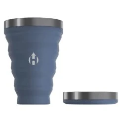 HYDAWAY 16oz Collapsible Pint - Portable Silicone & Stainless Steel Travel Cup -Campmor Outdoor Clothing HTC16SEA