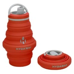 HYDAWAY 17oz Collapsible Water Bottle – Ultra-Portable 1.5-Inch Travel Disc & Leak-Proof Design -Campmor Outdoor Clothing HYL18SST