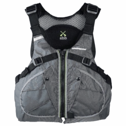 Stohlquist Ebb Men's High-Back PFD - Black/Grey Technical Kayak Life Jacket