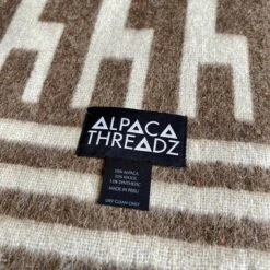 Alpaca Wool Throw Blanket - Alpaca Design By Alpaca Threadz -Campmor Outdoor Clothing IMG 4044