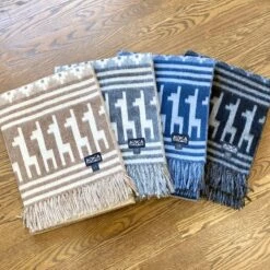 Alpaca Wool Throw Blanket - Alpaca Design By Alpaca Threadz