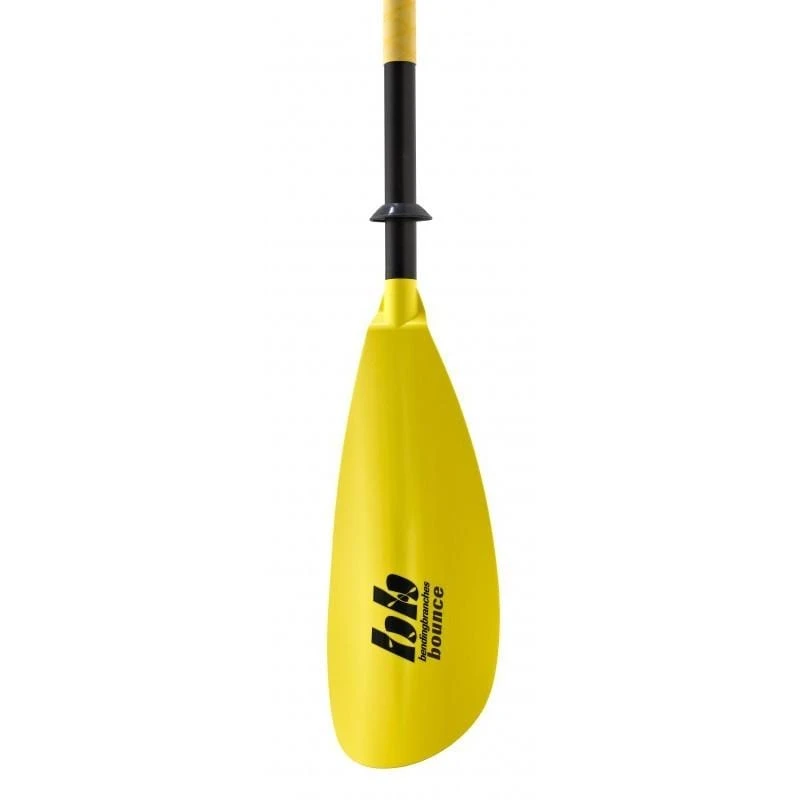 Bending Branches Bounce Kayak Paddle – Yellow Blades with Black Aluminum Shaft and X-Grips 2 Bending Branches Bounce Kayak Paddle – Yellow Blades with Black Aluminum Shaft and X-Grips - Image 2