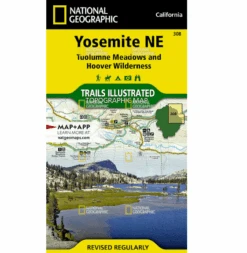 National Geographic Trails Illustrated Yosemite NE: Tuolumne Meadows And Hoover Wilderness Map