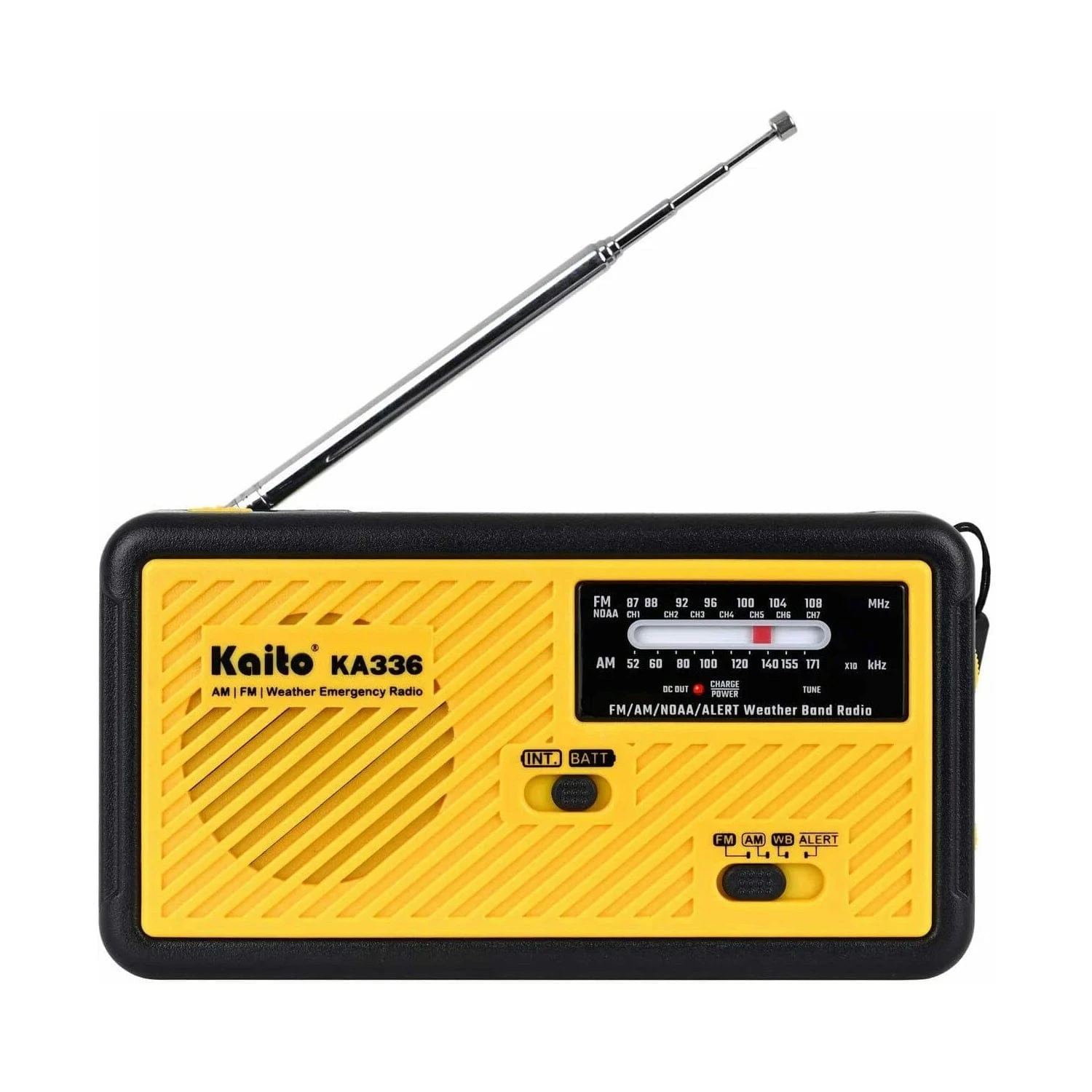 Kaito KA336 Emergency AM FM NOAA Weather Alert Radio With Solar And Crank 2 Kaito KA336 Emergency AM FM NOAA Weather Alert Radio With Solar And Crank - Image 2
