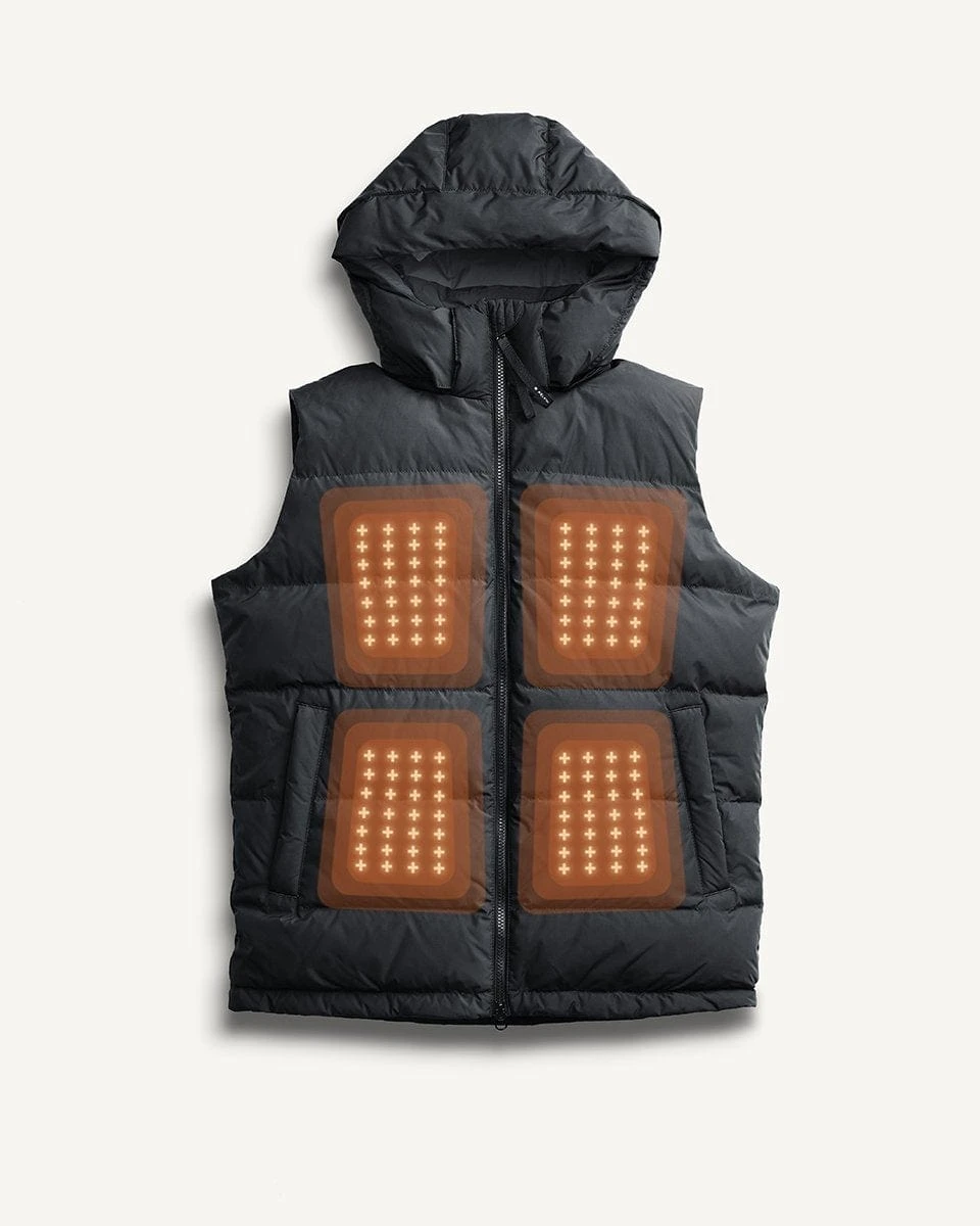 Apollo Men’s Heated Vest Black By Kelvin Coats 1 Apollo Men’s Heated Vest Black By Kelvin Coats