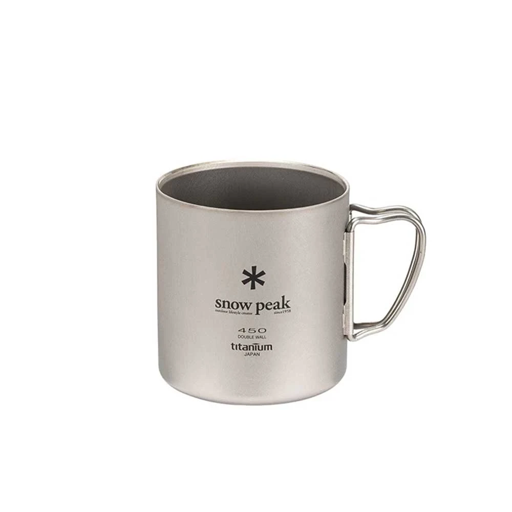 Snow Peak Titanium Double Wall Mug 450 ML 1 Snow Peak Titanium Double Wall Mug 450 ML