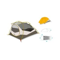The North Face Tadpole SL 2-Person 3-Season Backpacking Tent - Golden Oak/Pavement 5 The North Face Tadpole SL 2-Person 3-Season Backpacking Tent - Golden Oak/Pavement -Campmor Outdoor Clothing NF0A52EG4L2