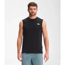 The North Face Men's Wander Sleeveless Shirt 9 The North Face Men's Wander Sleeveless Shirt -Campmor Outdoor Clothing NF0A7QNN JK32