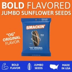 OG ORIGINAL By SMACKIN' Sunflower Seeds -Campmor Outdoor Clothing OriginalBoldFlavorsIcon 01 00ece447 6b25 4e9d bfc2 263d3df7dd57