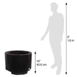 Blue Sky Outdoor Living 24 Steel Peak Patio Smokeless Fire Pit, Firewood And/or Wood Pellet Burning -Campmor Outdoor Clothing PFP24166