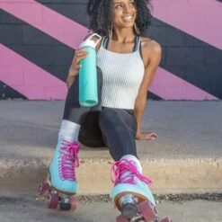 EcoVessel SUMMIT 24oz Stainless Steel Insulated Straw Water Bottle – Triple Insulated Tilt-Free Sports Bottle -Campmor Outdoor Clothing PearlSt Skates 2019 SUMT24AB 5