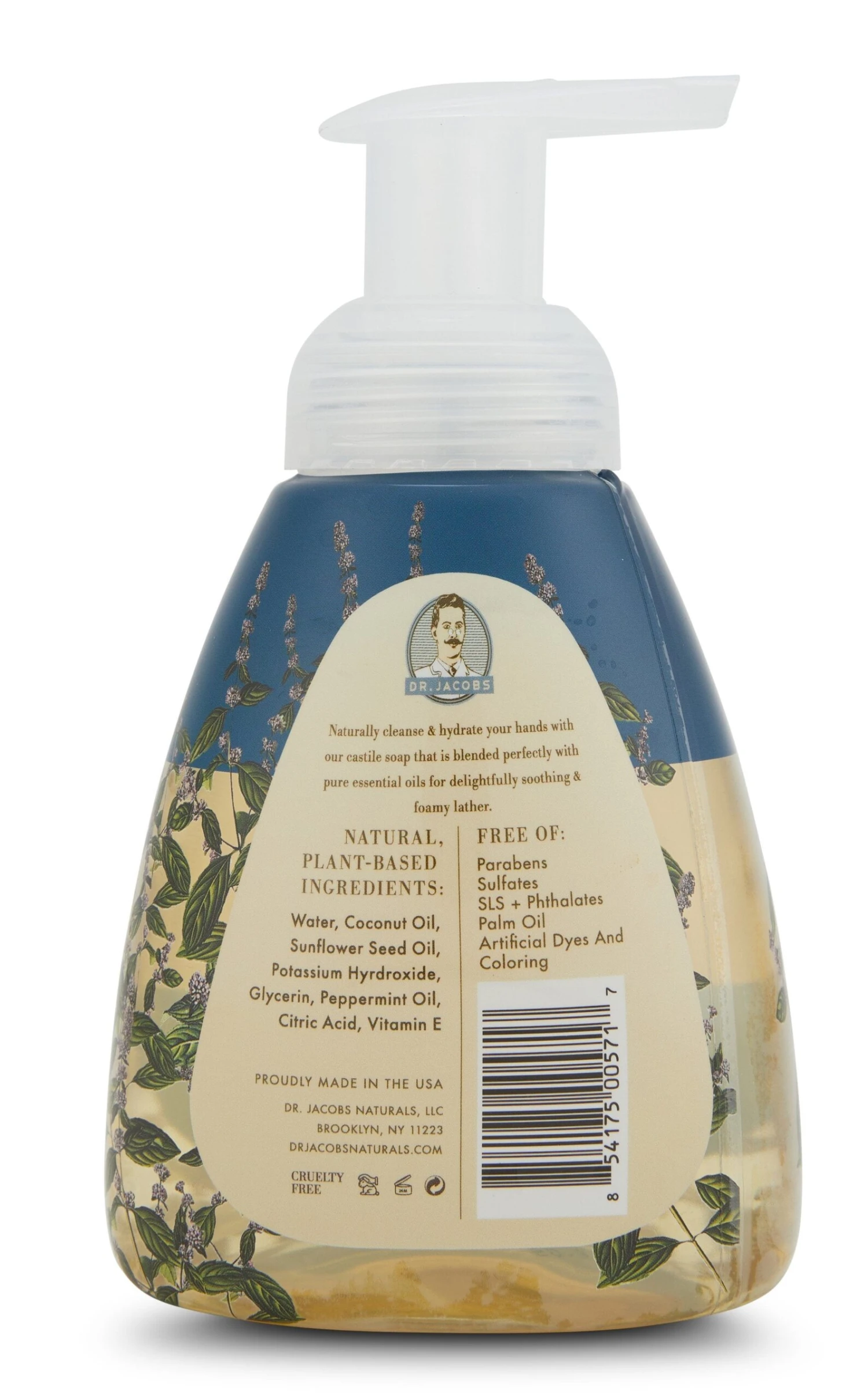 Foaming Hand Soap - Peppermint By Dr. Jacobs Naturals 3 Foaming Hand Soap - Peppermint By Dr. Jacobs Naturals - Image 3