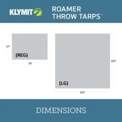 Roamer Throw Tarp By Klymit -Campmor Outdoor Clothing RoamerTarps Footprints REG LG 2000x2000 v2