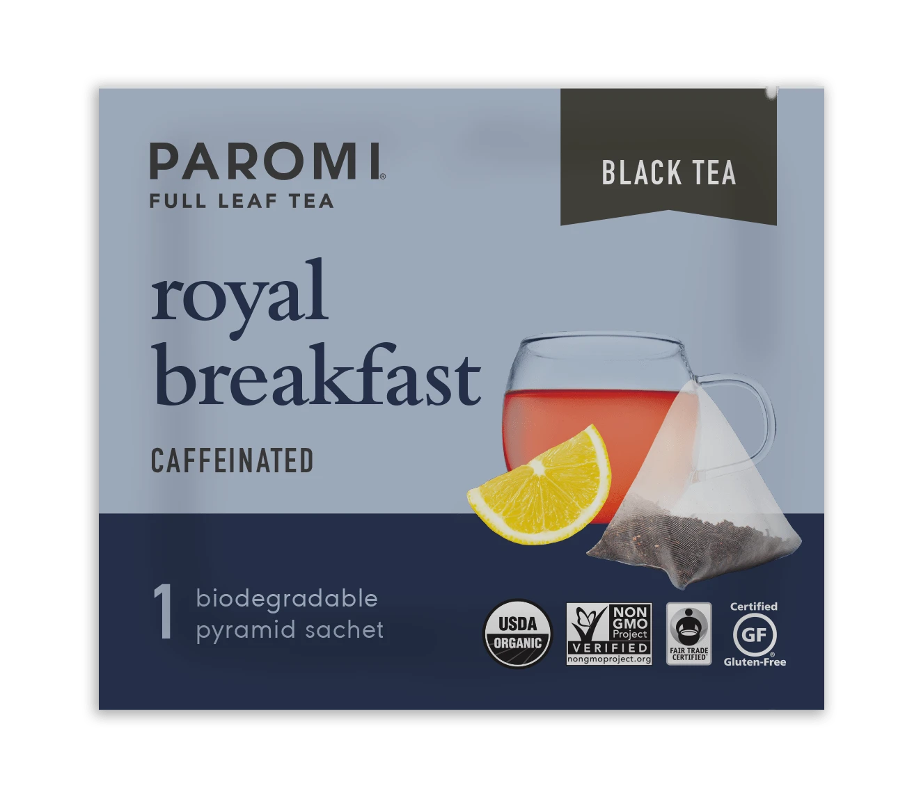 Organic Royal Breakfast Black Tea, Full Leaf, In Pyramid Tea Bags By Paromi Tea 8 Organic Royal Breakfast Black Tea, Full Leaf, In Pyramid Tea Bags By Paromi Tea - Image 8