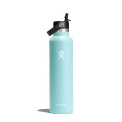 Hydro Flask 24 oz Standard Mouth Water Bottle with Flex Straw Cap – Insulated Stainless Steel Reusable Bottle -Campmor Outdoor Clothing S24FS441