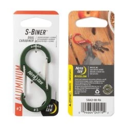 Nite Ize S-Biner Aluminum Dual Carabiner #3 -Campmor Outdoor Clothing SBA3 08 R6 3f9390bd 0169 4579 9c77 b051af672621