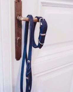 Butter Leather Dog Collar - Navy Blue By Molly And Stitch US -Campmor Outdoor Clothing SMgRmi4Q