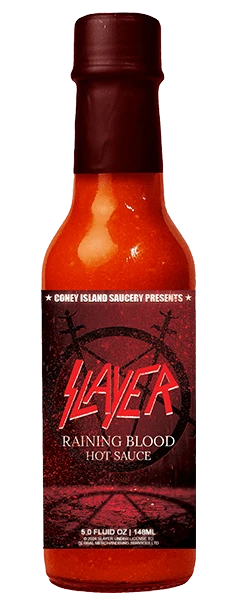 Slayer - Raining Blood Hot Sauce 5oz By Coney Island Saucery