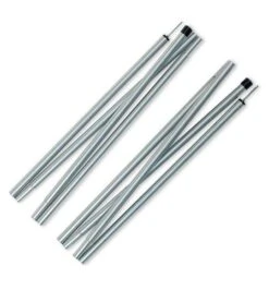 Mountainsmith Mountain Shade Silver Steel Tarp Poles – 6’10” Collapsible Heavy-Duty Support Set