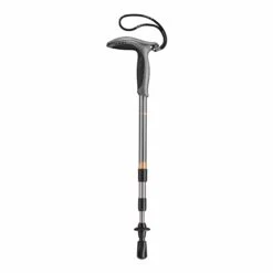 Leki Super Micro Silver Walking Staff – Compact 46cm Single Pole with AergoMed Grip