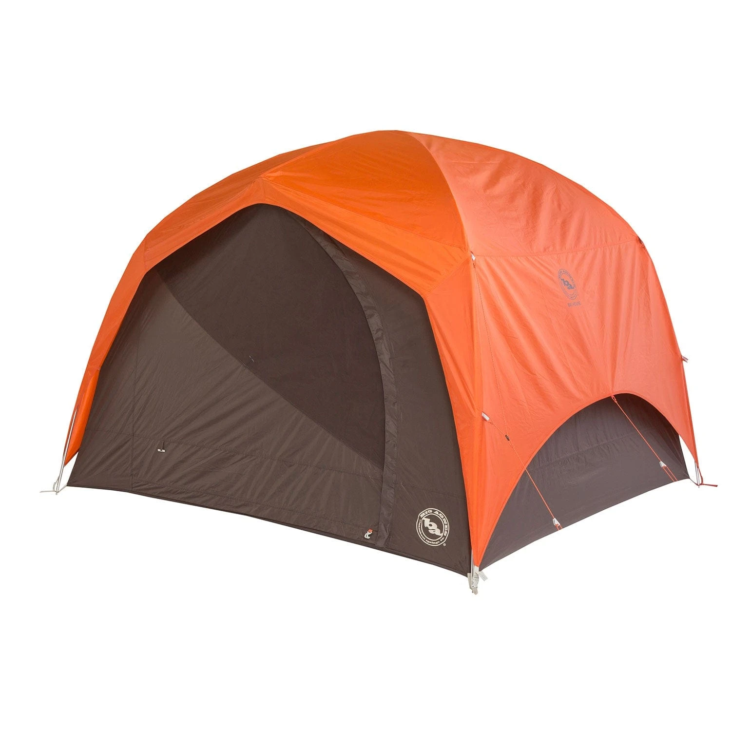 Big Agnes Big House 6 Person Tent – Orange & Taupe High-Volume Standing Height Car Camping Tent 2 Big Agnes Big House 6 Person Tent – Orange & Taupe High-Volume Standing Height Car Camping Tent - Image 2