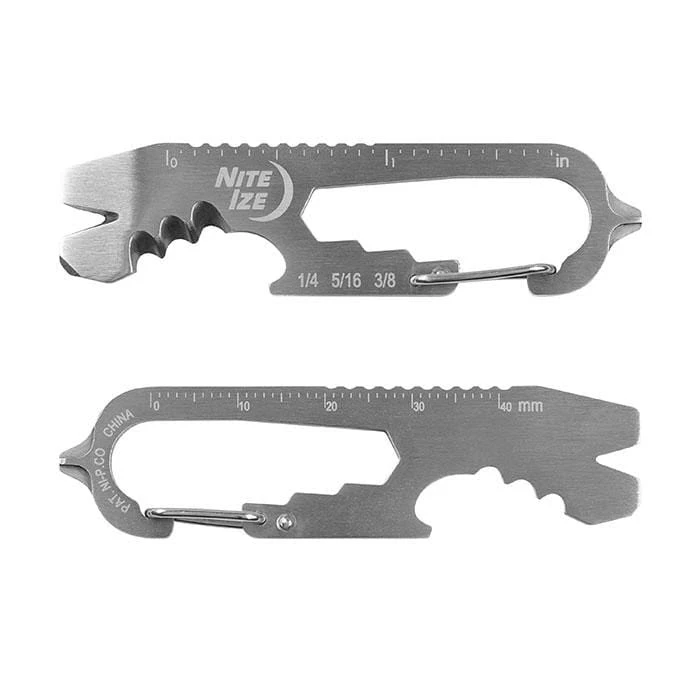 Nite Ize DoohicKey Plus Key Tool – Stainless Steel 8-in-1 Compact Multi-Tool with Carabiner 1 Nite Ize DoohicKey Plus Key Tool – Stainless Steel 8-in-1 Compact Multi-Tool with Carabiner