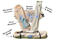 Life InTents Umbrah Sun Shade Canopy Tent -Campmor Outdoor Clothing Umbrahbagcontents 225339