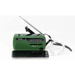Kaito V1 Voyager Solar/Dynamo AM/FM/SW Emergency Radio With Cell Phone Charger And 3-LED Flashlight, Green -Campmor Outdoor Clothing V1G2 29bd7d41 e711 4934 86ff ac93723b0bf5