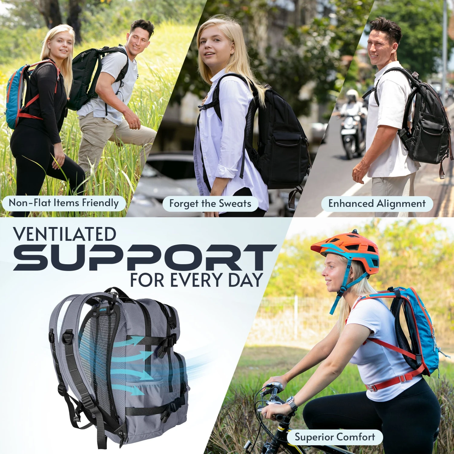 VentaPak - Backpack Comfort Accessory Lightweight <12 OZ By VENTAPAK 2 VentaPak - Backpack Comfort Accessory Lightweight <12 OZ By VENTAPAK - Image 2