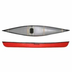 Wenonah Vagabond Solo Canoe - 14'6" Tuf-Weave Lightweight Performance -Campmor Outdoor Clothing W V RED