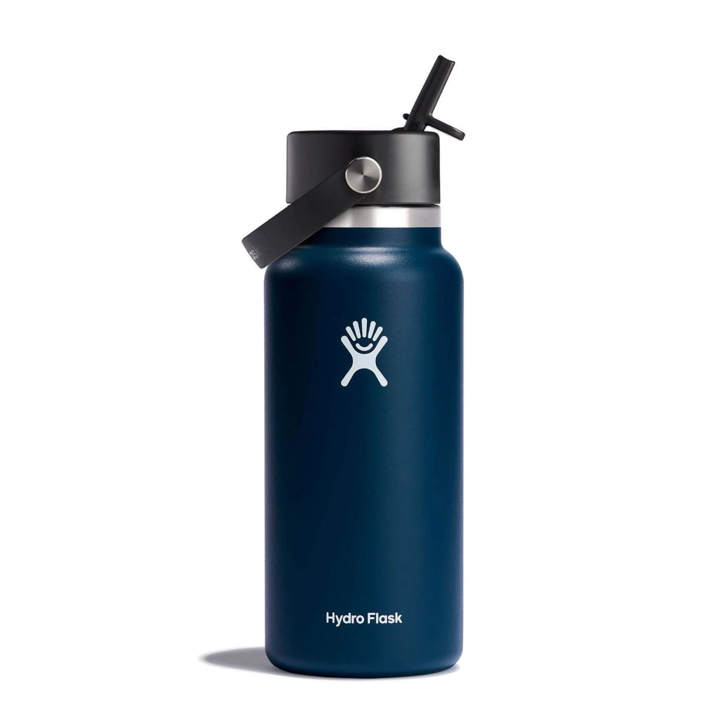 Hydro Flask 32 oz. White Wide Mouth Water Bottle β Flex Straw Cap Insulated Stainless Steel 7 Hydro Flask 32 oz. White Wide Mouth Water Bottle β Flex Straw Cap Insulated Stainless Steel - Image 7