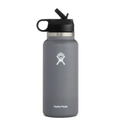 Hydro Flask 32 Oz. Wide Mouth With Straw Lid 2.0 Water Bottle -Campmor Outdoor Clothing W32BSW010