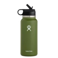Hydro Flask 32 Oz. Wide Mouth With Straw Lid 2.0 Water Bottle -Campmor Outdoor Clothing W32BSW306