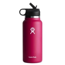 Hydro Flask 32 Oz. Wide Mouth With Straw Lid 2.0 Water Bottle -Campmor Outdoor Clothing W32BSW321
