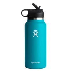Hydro Flask 32 Oz. Wide Mouth With Straw Lid 2.0 Water Bottle -Campmor Outdoor Clothing W32BSW3211