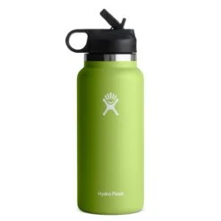 Hydro Flask 32 Oz. Wide Mouth With Straw Lid 2.0 Water Bottle -Campmor Outdoor Clothing W32BSW3212