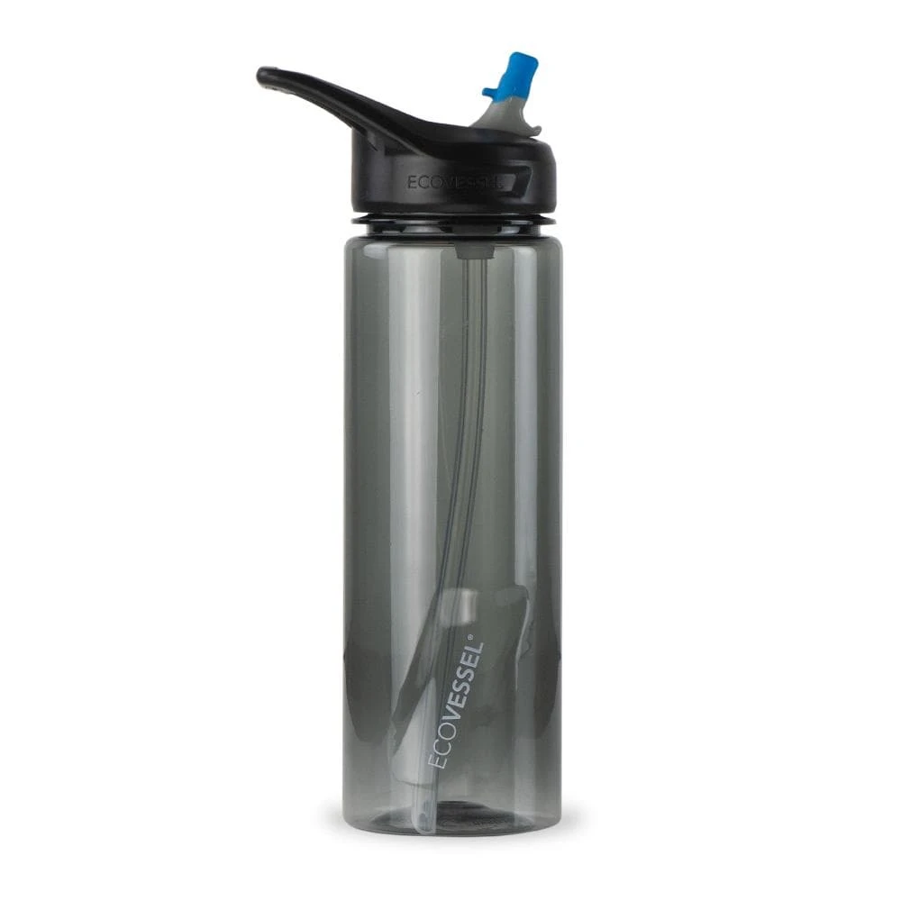 THE WAVE - BPA Free Plastic Sports Water Bottle With Straw - 24 Oz By EcoVessel 6 THE WAVE - BPA Free Plastic Sports Water Bottle With Straw - 24 Oz By EcoVessel - Image 6