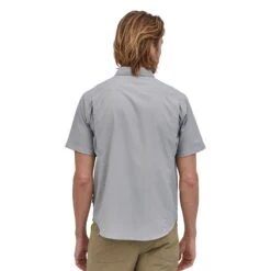 Patagonia Men's Short Sleeve Self Guided Hike Shirt -Campmor Outdoor Clothing WBS21 41905 SGRY CS2