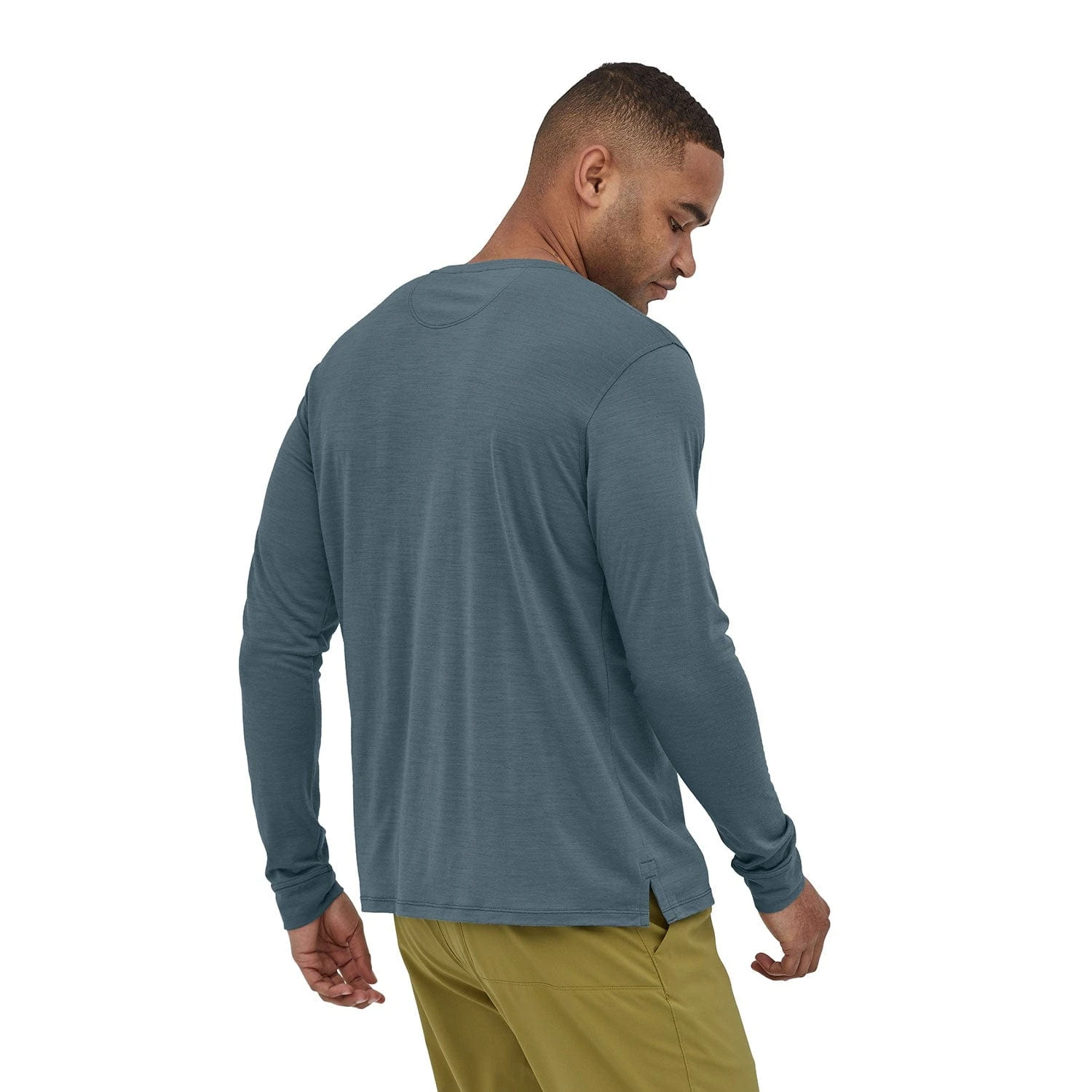 Patagonia Men's Long Sleeve Cap Cool Merino Shirt 2 Patagonia Men's Long Sleeve Cap Cool Merino Shirt - Image 2