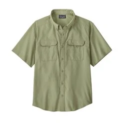Patagonia Men's Short Sleeve Self Guided Hike Shirt -Campmor Outdoor Clothing WBS23 41905 SLVG