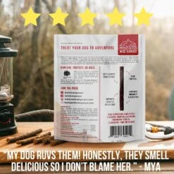 Wild Ranger Beef Jerky Dog Treats 8oz -Campmor Outdoor Clothing WRBJDT