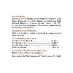 Wild Ranger Chicken Jerky Dog Treats -Campmor Outdoor Clothing WRCJDT 8OZ