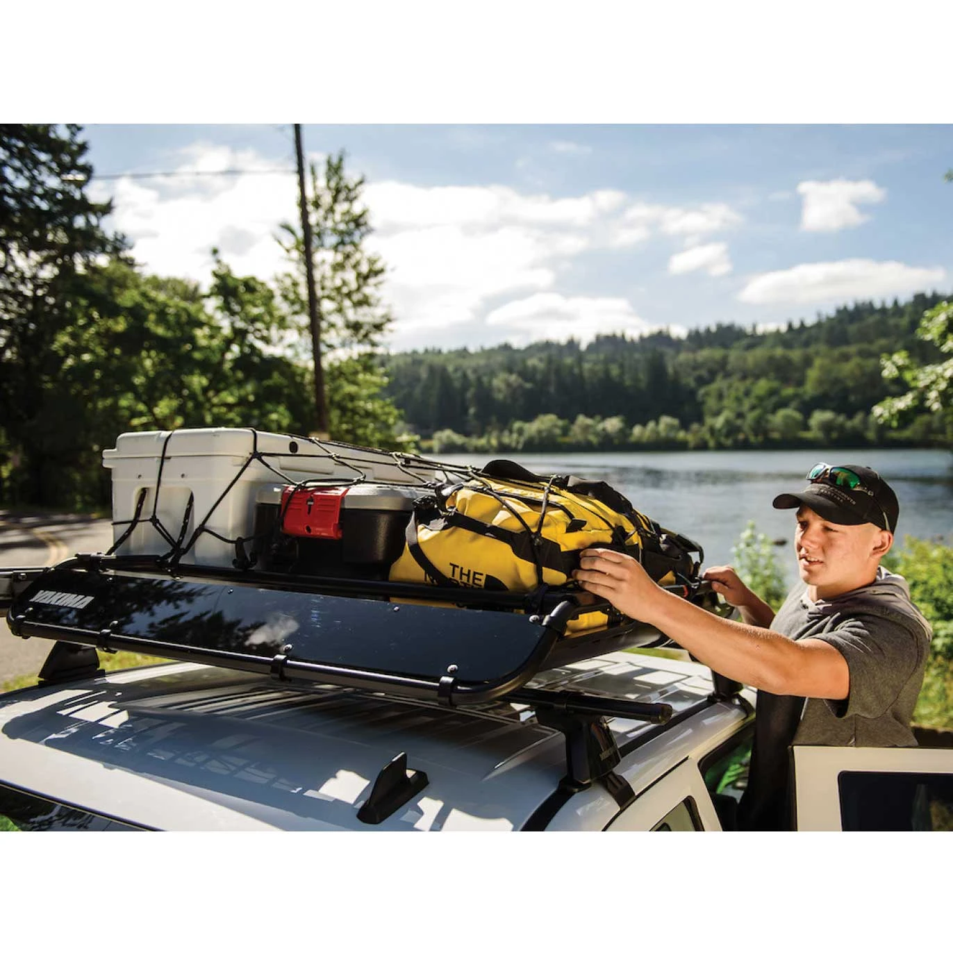 Yakima OffGrid Large Cargo Basket – Sleek Aerodynamic Rugged Steel Roof Rack 2 Yakima OffGrid Large Cargo Basket – Sleek Aerodynamic Rugged Steel Roof Rack - Image 2