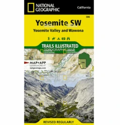 National Geographic Trails Illustrated Yosemite SW: Yosemite Valley And Wawona Map