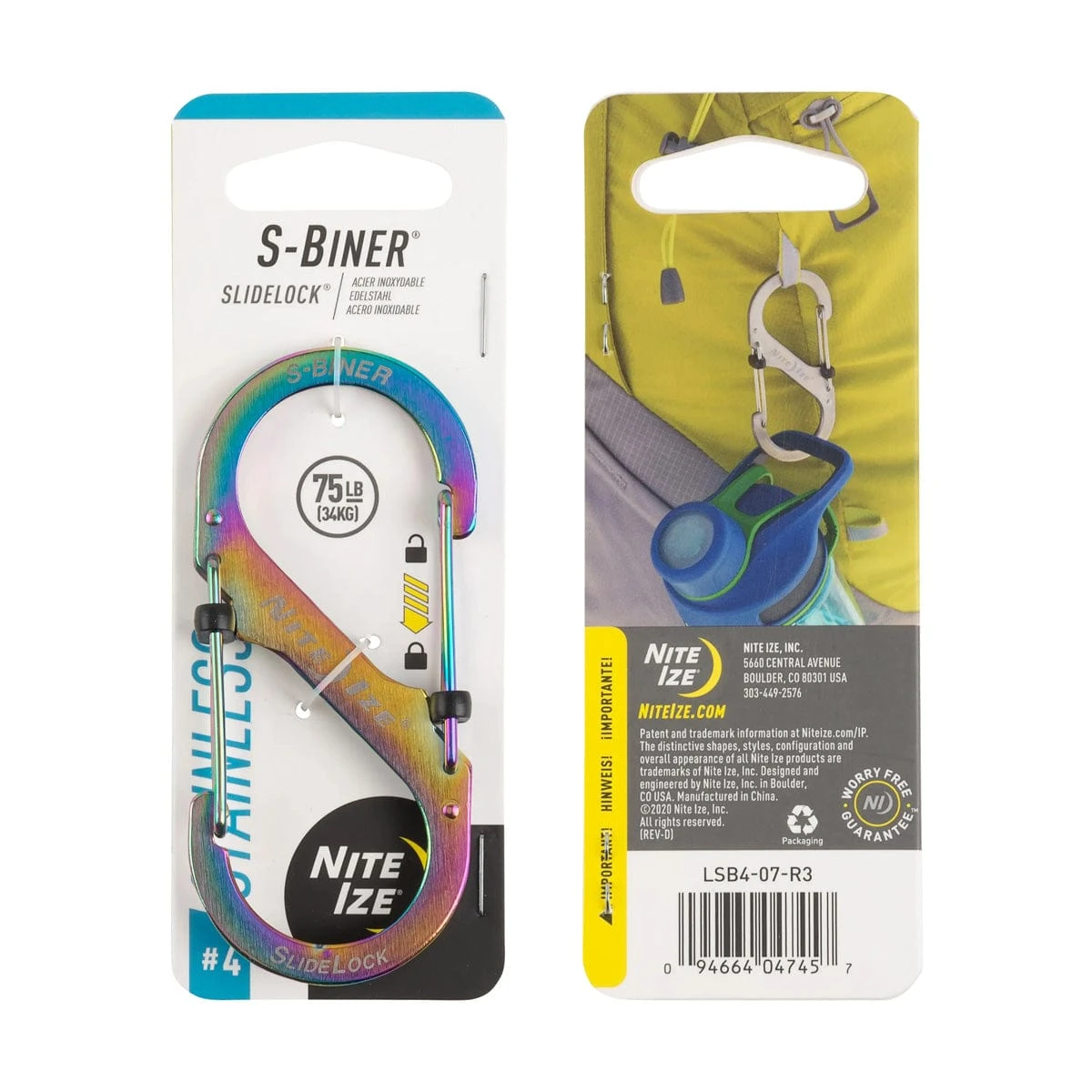 Nite Ize Slidelock Steel S-Biner 3 Nite Ize Slidelock Steel S-Biner - Image 3