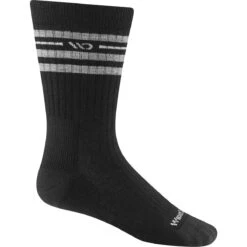 Wide Open By Darn Tough Men's Vintage Stripe Midweight Crew Sock